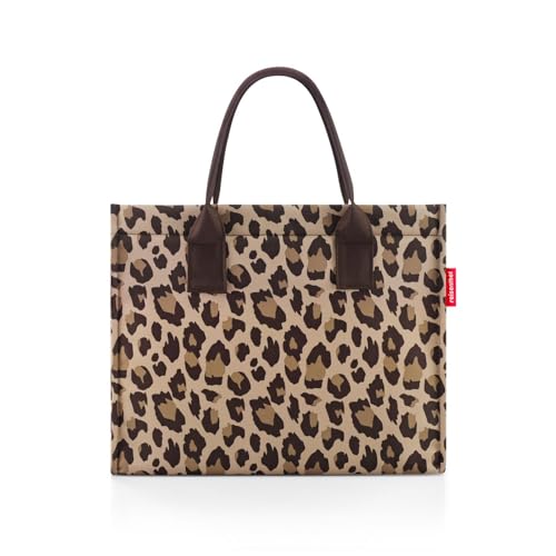 reisenthel daily shopper leo macchiato – Moderner, geradliniger Shopper für jeden Anlass - praktische Handtasche, groß genug für Ihre Einkäufe und Ihre Alltagsgegenstände von reisenthel