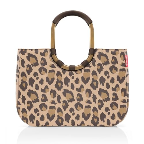 Reisenthel OR6047 LOOPSHOPPER L FRAME LEO MACCHIATO Gym Bag Damen FRAME LEO MACCHIATO Größe Unica von Reisenthel