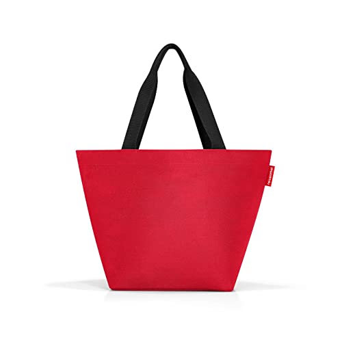 reisenthel shopper Geräumige Shopping Bag und edle Handtasche in einem Aus wasserabweisendem Material, Couleur:rot von reisenthel