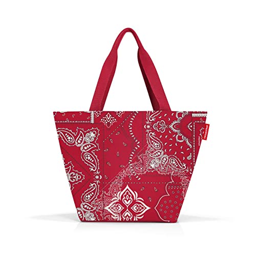reisenthel shopper M bandana red – Geräumige Shopping Bag und edle Handtasche in einem – Aus wasserabweisendem Material… von reisenthel