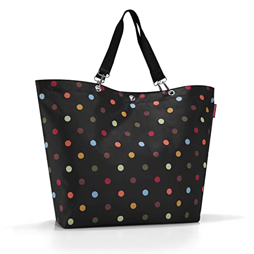 reisenthel shopper XL dots – Geräumige Shopping Bag und edle Handtasche in einem – Aus wasserabweisendem Material von reisenthel