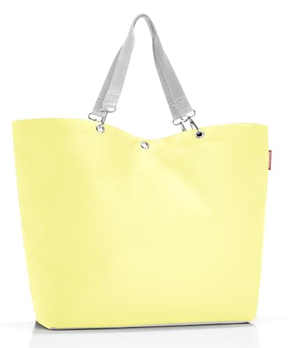 reisenthel shopper XL lemon ice – Geräumige Shopping Bag und edle Handtasche in einem – Aus wasserabweisendem Material von reisenthel