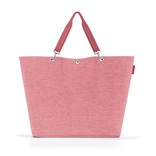 reisenthel shopper XL twist berry – Geräumige Shopping Bag und edle Handtasche in einem – Aus wasserabweisendem Material von reisenthel