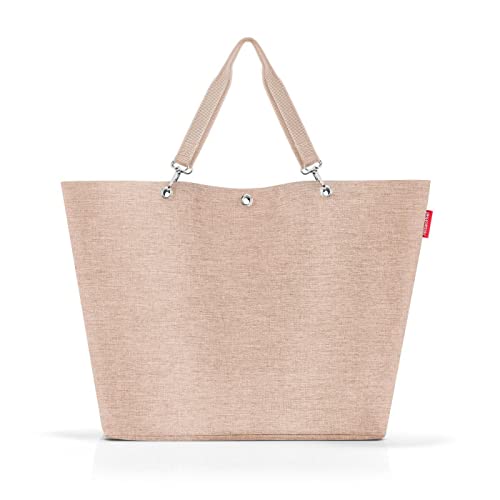 reisenthel shopper XL twist coffee – Geräumige Shopping Bag und edle Handtasche in einem – Aus wasserabweisendem Material von reisenthel