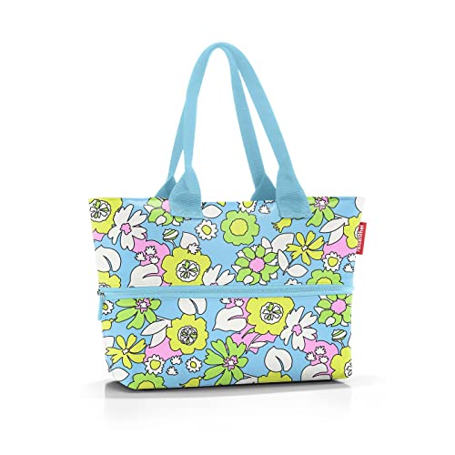 reisenthel shopper e1 - Großraumtasche aus hochwertigem Polyestergewebe, Farbe:florist lagoon von reisenthel