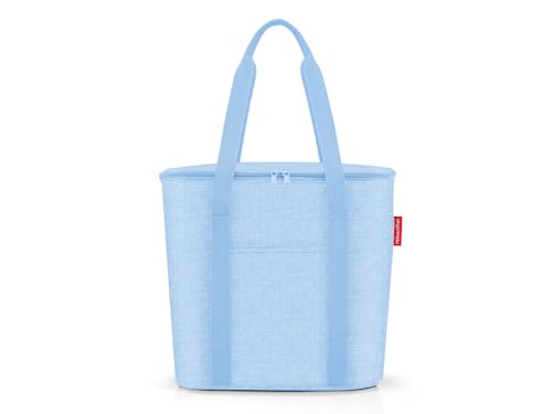 reisenthel thermoshopper Twist Powder Blue – Kühltasche für den Einkauf oder das Picknick mit 2 Trageriemen – Aus wasserabweisendem Material von reisenthel