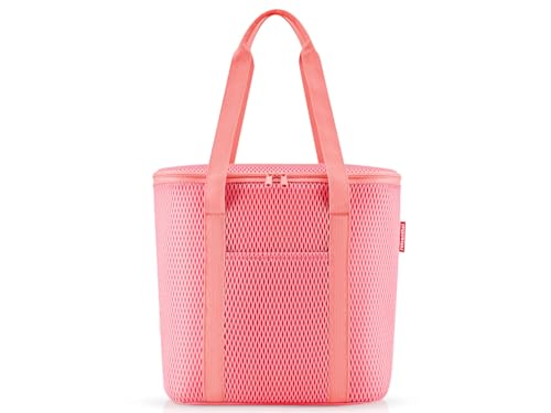 reisenthel thermoshopper mesh Coral – Kühltasche für den Einkauf oder das Picknick mit 2 Trageriemen – Aus wasserabweisendem Material von reisenthel