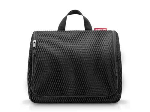 reisenthel toiletbag XL mesh Black - praktischer Kulturbeutel mit Haken, wasserabweisendes Material von reisenthel