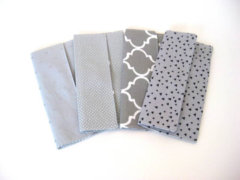 Bargeldumschläge System Budget Stoffumschläge Geldumschlag Stoffveranstalter Geldveranstalter Grau von reispeices