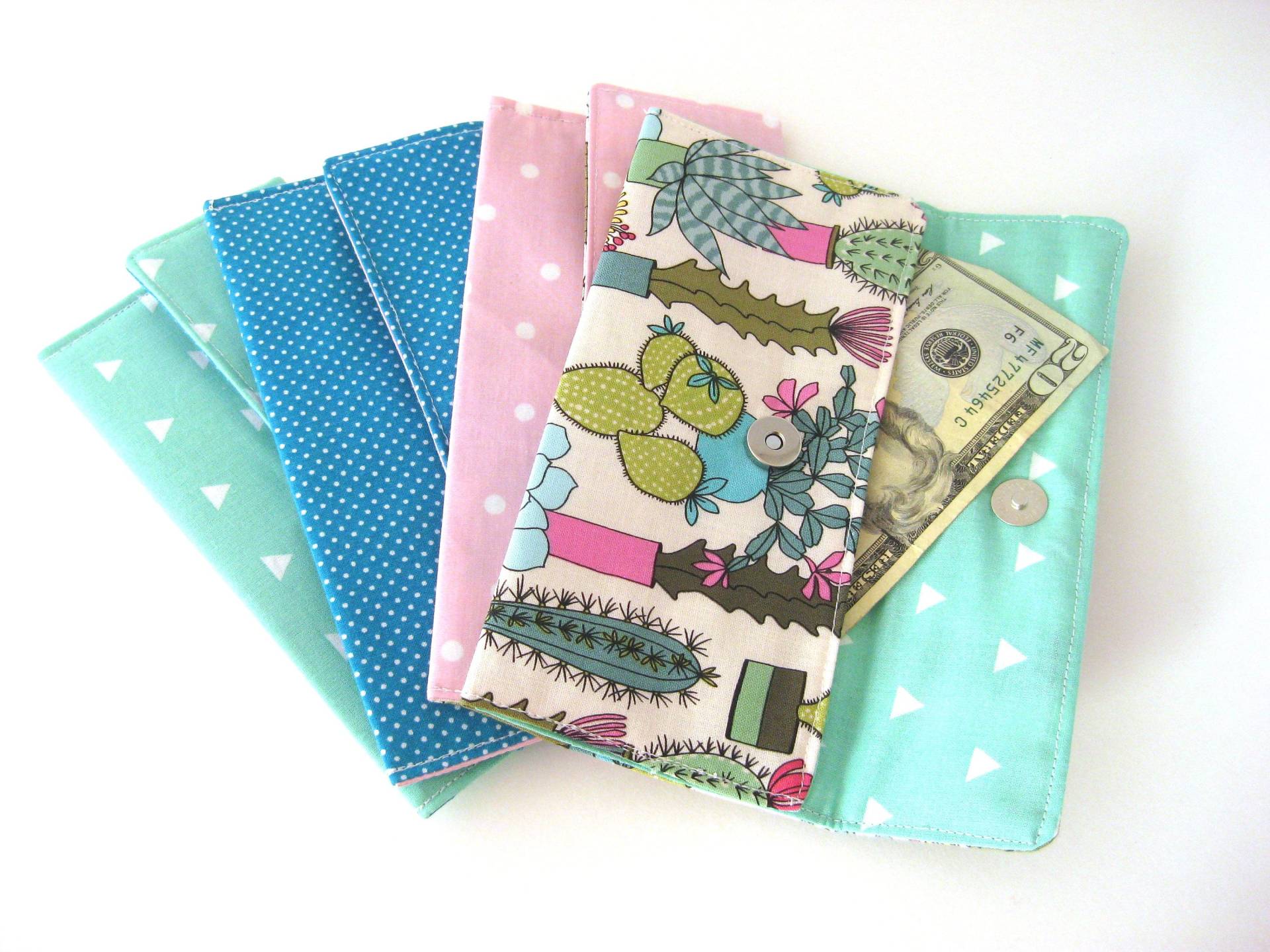 Bargeldumschläge System Budget Stoffumschläge Geldumschlag Stoffveranstalter Sukkulenten Geldveranstalter Kaktus von reispeices