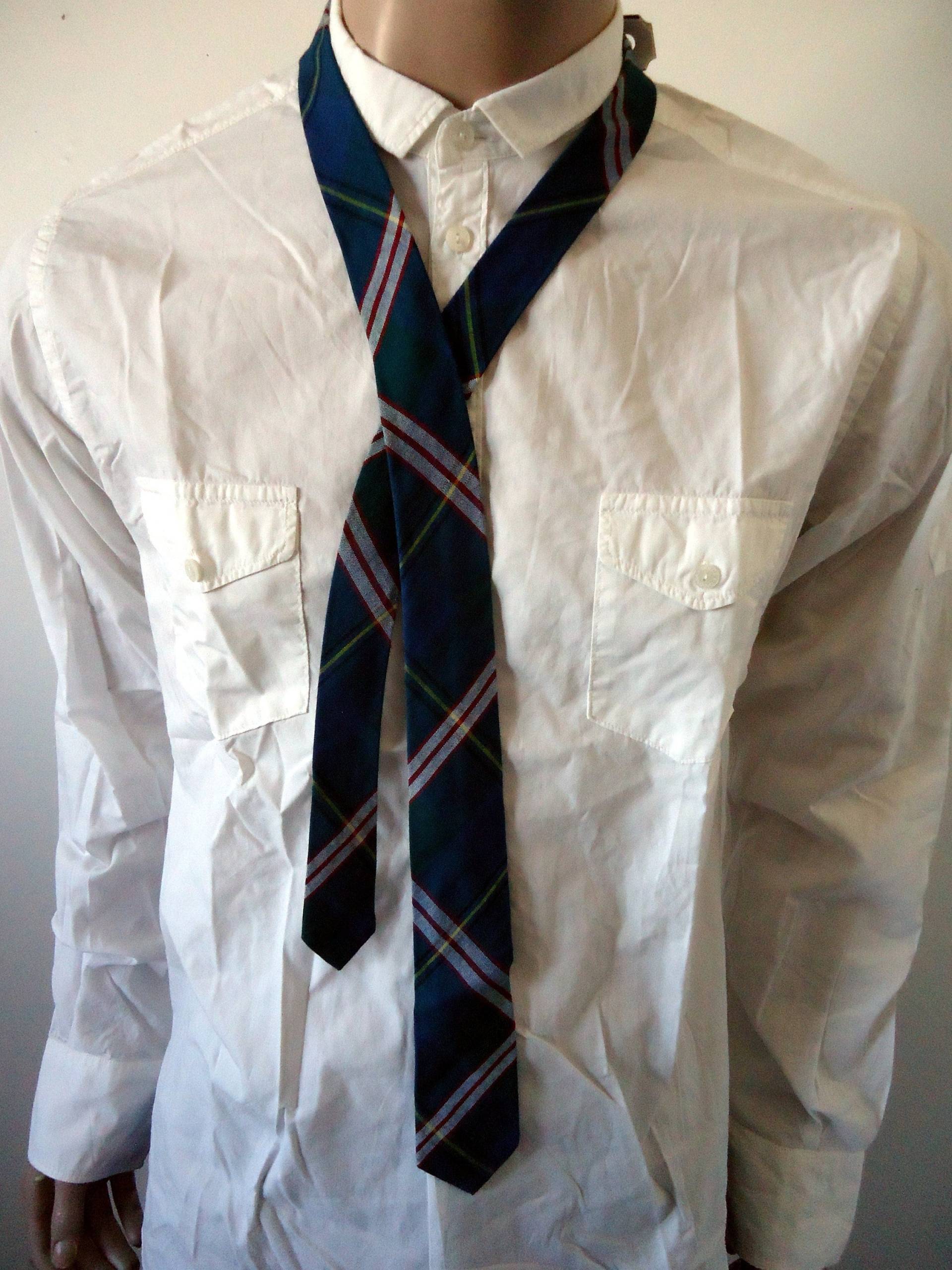 Vintage Herren Skinny Krawatte Centennial Tartan Pfeil Kanada von rekroom