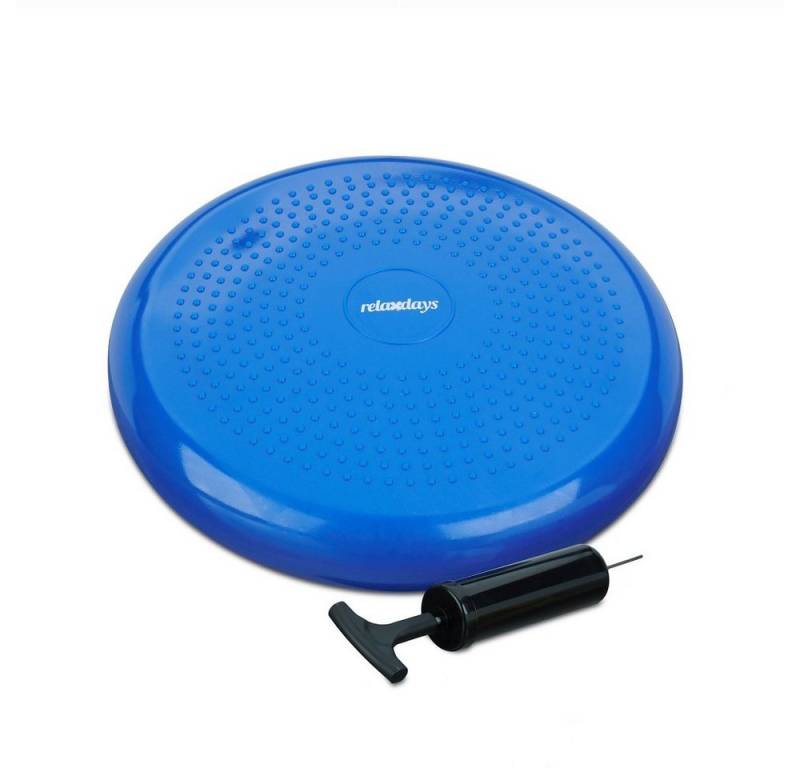 relaxdays Balancekissen relaxdays 10022526 Balance Kissen 33cm mit Luftpum von relaxdays