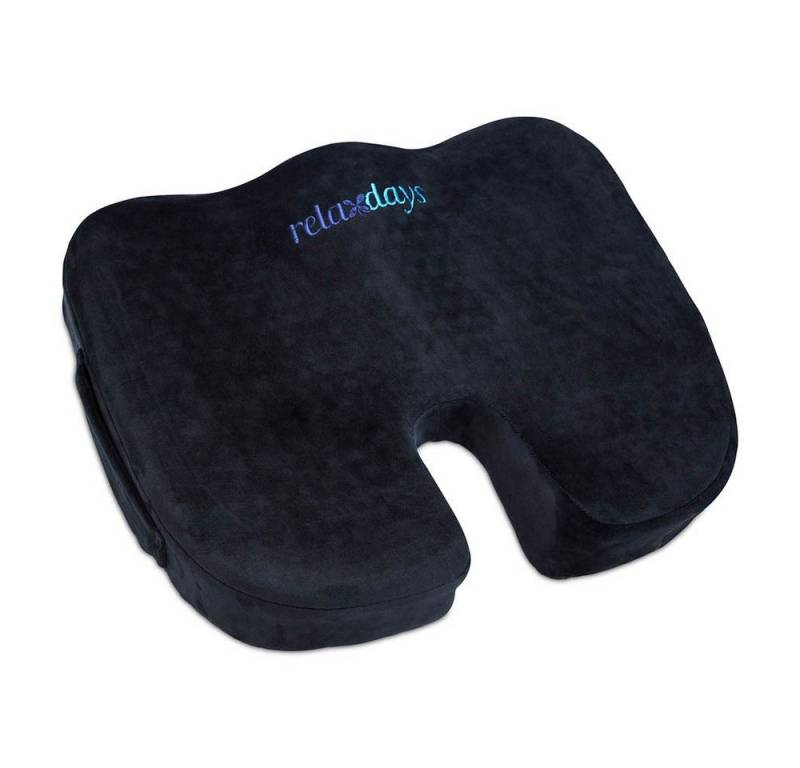 relaxdays Balancekissen relaxdays 10032612 Sitzkissen Orthopädisch - schwa von relaxdays