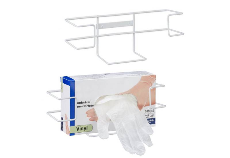 relaxdays Einweghandschuhe Handschuhspender 2er Set von relaxdays