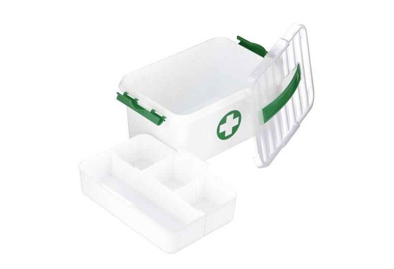 relaxdays Erste-Hilfe-Koffer Medizinbox aus Kunststoff von relaxdays