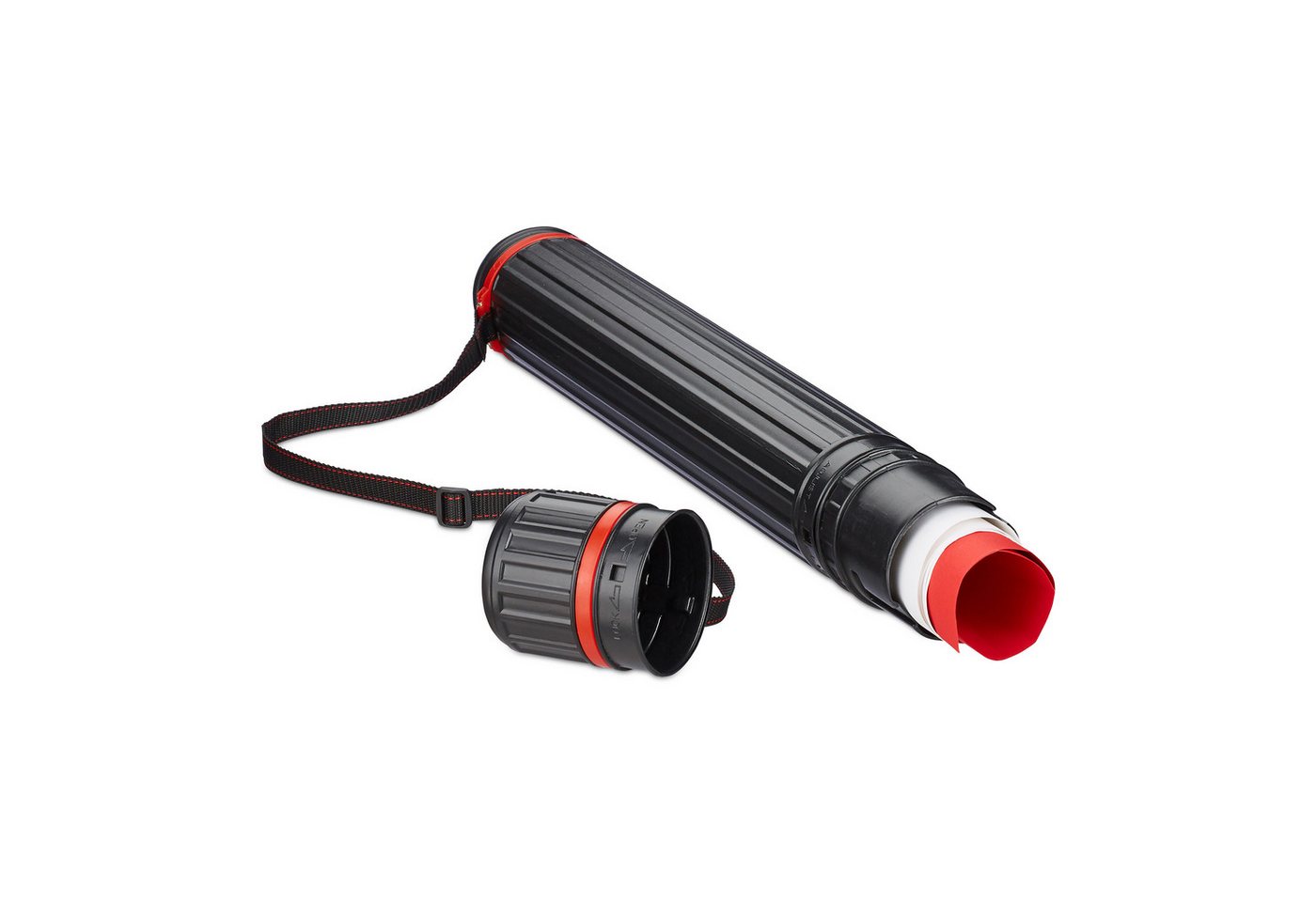 relaxdays Köchertasche Ausziehbare Posterrolle, S von relaxdays