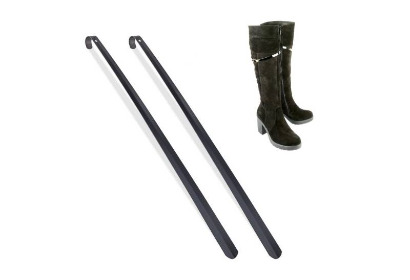relaxdays Schuhlöffel 2er Set Schuhlöffel 70 cm lang von relaxdays