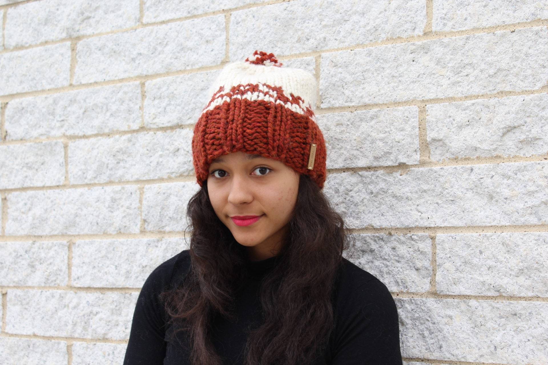 Damen Wintermütze, Strickmütze , Mit Pom - The Iona, Winter Accessoires, Geschenk Für Sie von reneeoriginals1