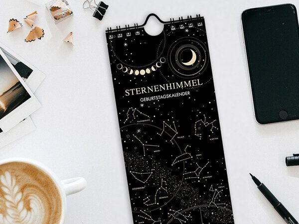 renna deluxe Geburtstagskalender STERNZEICHEN immerwährend von renna deluxe