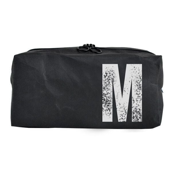 renna deluxe Kulturbeutel oder Kosmetiktasche mit Monogramm, vegan, SCHWARZ renna deluxe Kulturbeutel oder Kosmetiktasche mit Monogramm, vegan, SCHWARZ von renna deluxe