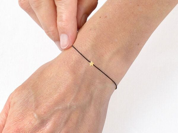 renna deluxe MAKE A WISH – STERN Armband Gold von renna deluxe