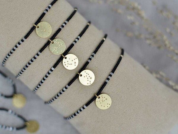 renna deluxe Sternzeichen Armband Gold von renna deluxe