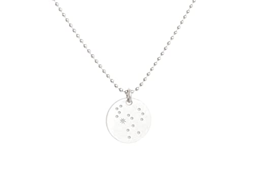 renna deluxe Sternzeichen Kette Orion Silber mit kleinem Anhänger, Sternzeichen Konstellation, Sternenhimmel von renna deluxe