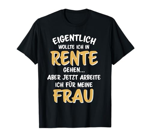 rente Rentner lustiges Geschenk Renteneintritt Ruhestand T-Shirt für Herren, Schwarz, S von rente