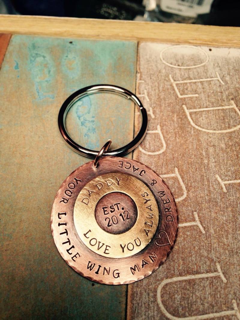 Vatertag - Schlüsselanhänger Für Papa Flügelmann Bester I Love You Dad Vatertag - Schlüsselanhänger Für Papa Flügelmann Bester I Love You Dad von rentripp