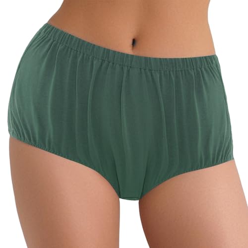 renvena Damen Tear-Away Unterwäsche Unterhose Slip Zum Abreißen Höschen mit Klettverschluss Wiederverwendbare Pflegeshorts Grün XXL von renvena