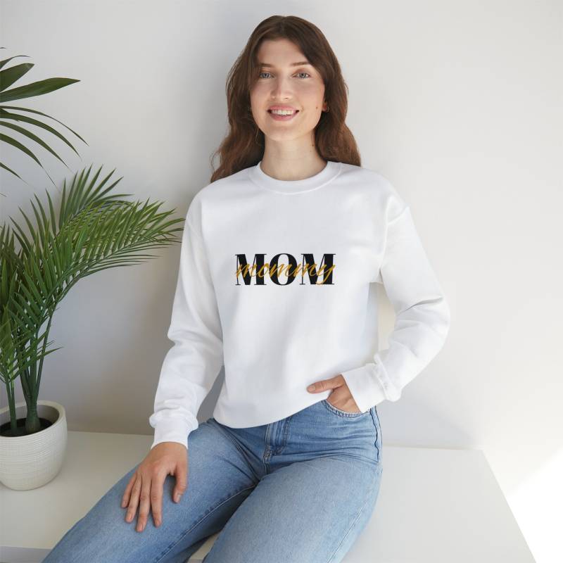 Mom/Dad Schriftaufzug Unisex Sweatshirt Für Damen Und Herren Aus Schwerer Baumwolle von resert