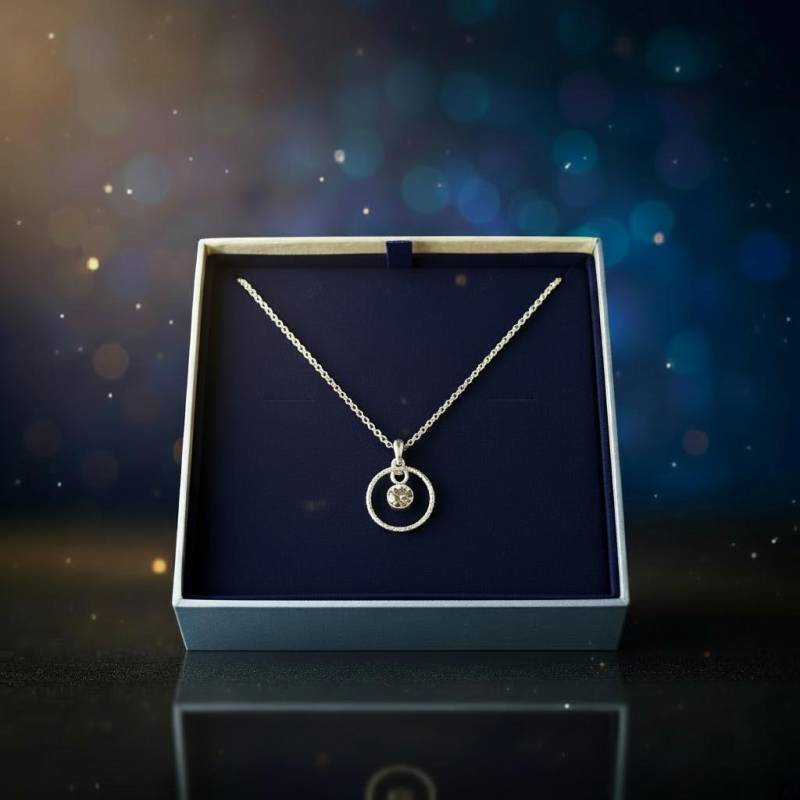 Stardust-Schmuck Aurora S - Anhänger Mit Echtem Sternenstaub Aus Eisenmeteorit von resinia