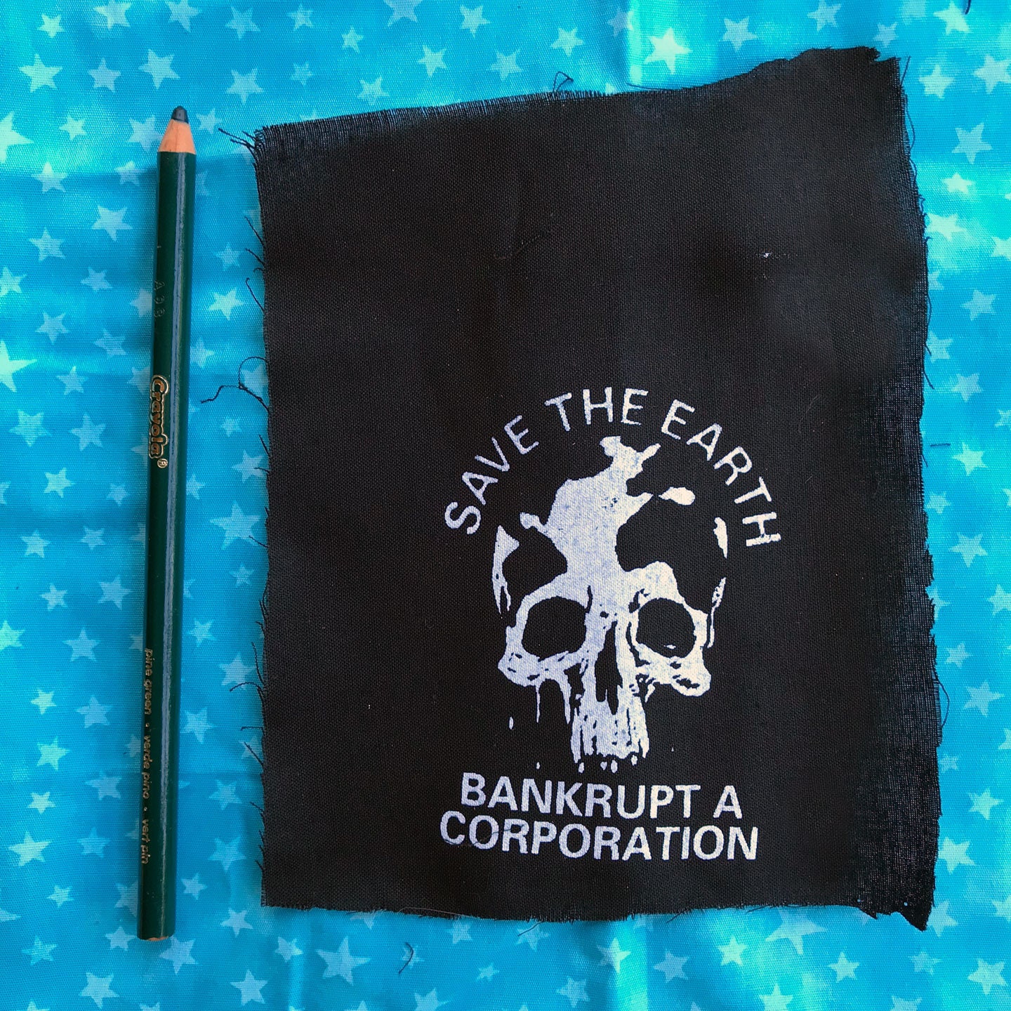Save The Earth Aufnäher/Machen Ein Unternehmen Kaputt, Über Das Wir Nur Lachen von retirementfund