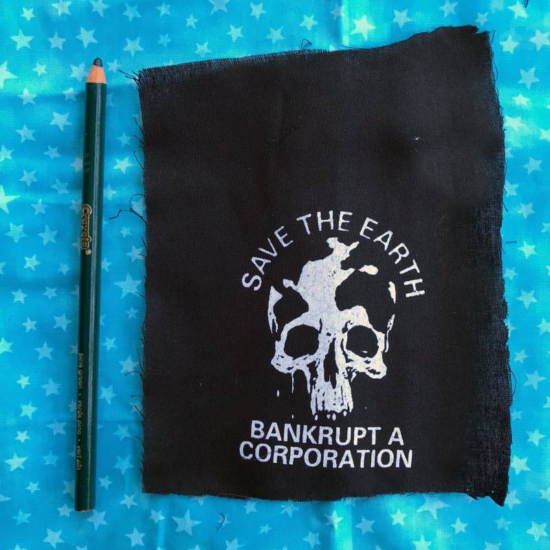 Save The Earth Aufnäher/Machen Ein Unternehmen Kaputt, Über Das Wir Nur Lachen von retirementfund