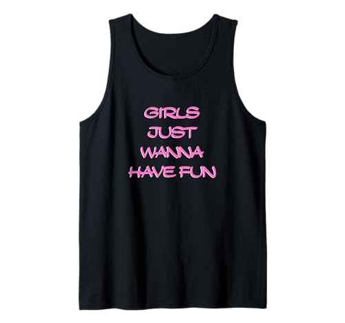Mädchen wollen einfach Spaß haben Tank Top von retro graphic Design For Women and girls Gifts