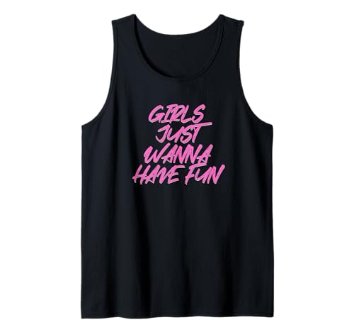 Mädchen wollen einfach Spaß haben Tank Top von retro graphic Design For Women and girls Gifts