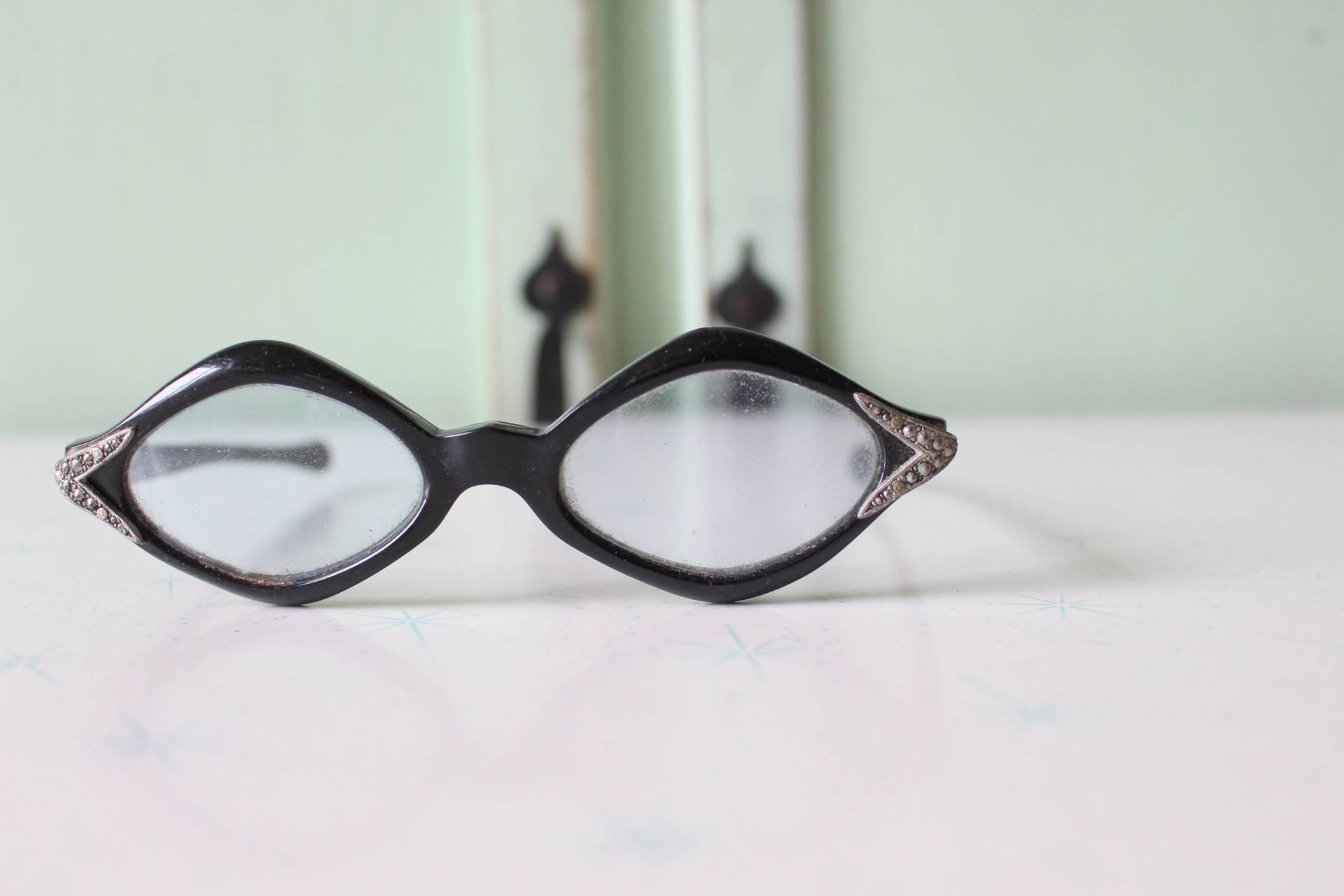 1950Er 1960Er Jahre Vintage Cat Eye Eye Brille.... Usa. Brille. Aufwändig. Katzenauge. 60Er Accessoires. Klassisch. Twiggy. Designer Vintage. 50Er von retroandme