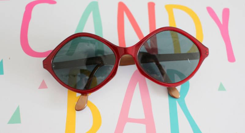 1950S-60S Oversized Sonnenbrillen, Retro Mod Girl Shades von retroandme