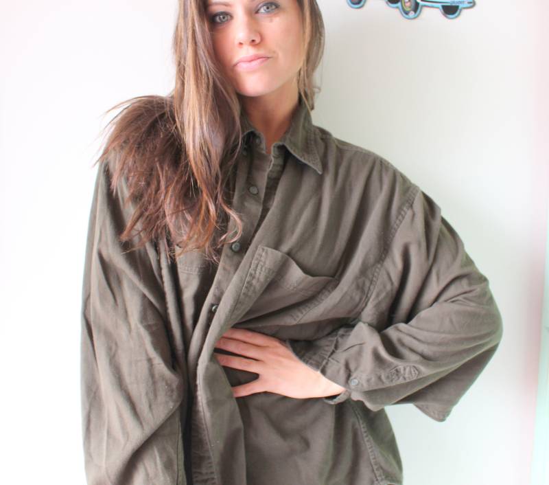 Vintage 1980S Baumwoll Top, Männer Medium von retroandme