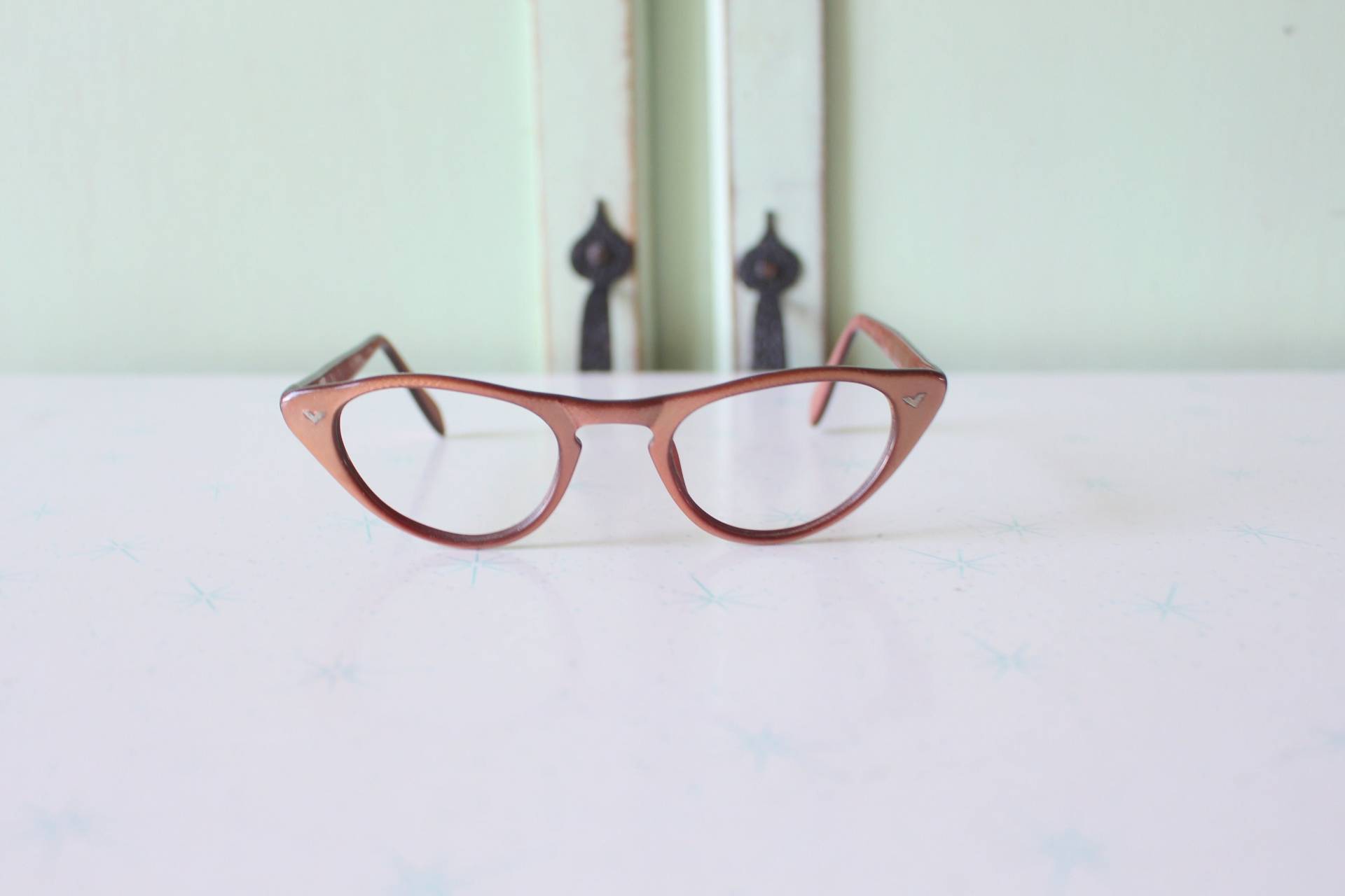 50Er 60Er Jahre Cat Eye Brille.... Mid Century. Vintage Brille. Aufwändig. Cateye. Accessoires. Twiggy. Designer. 1950Er Jahre. Selten. Gogo von retroandme