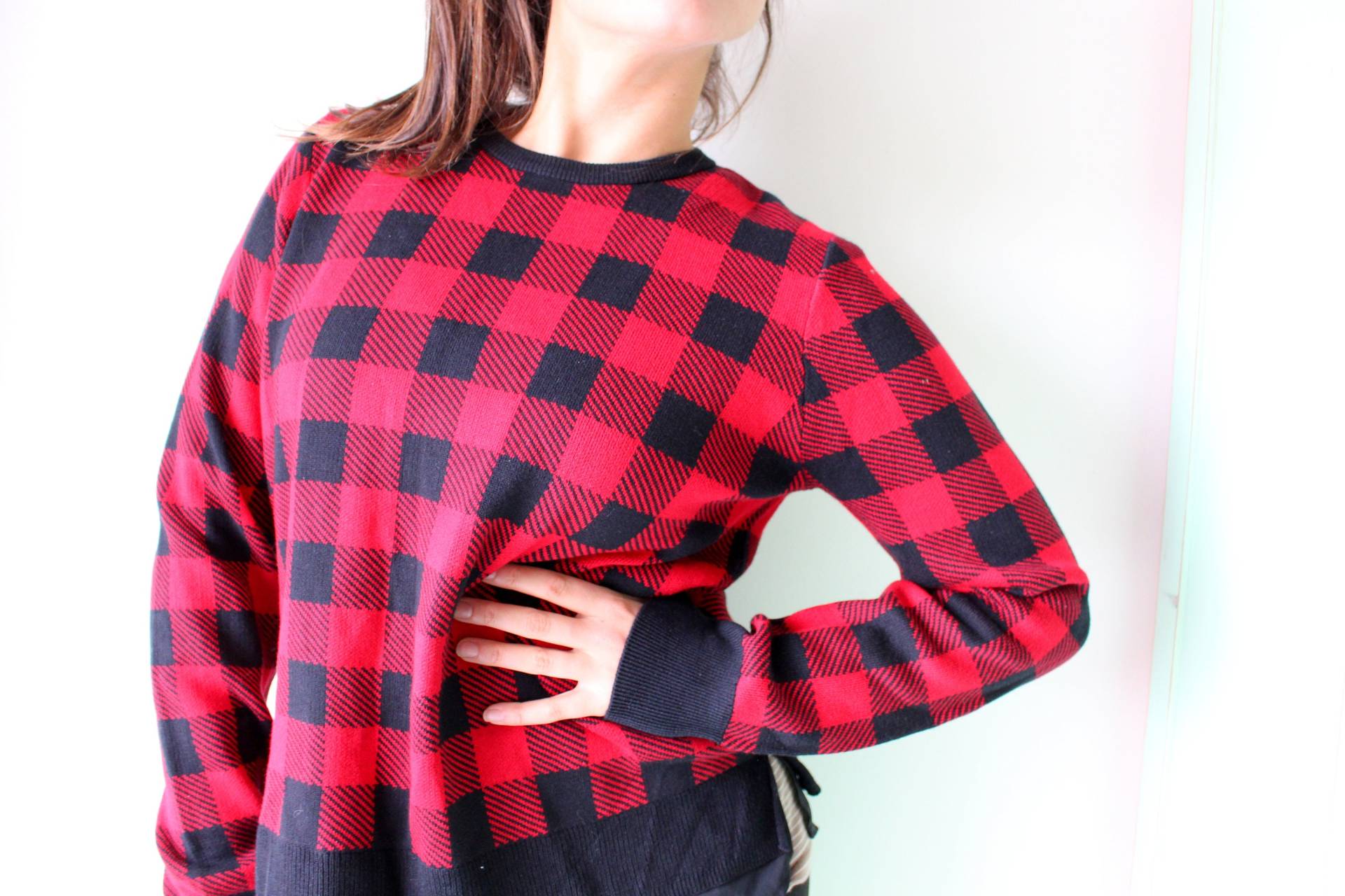 90Er Vintage Karo Jacke..festlich. Dunkelgrau. Hüfttasche. Retro. Pullover. Hippie. 1990Er Jahren. Designer. Frauen. Urlaub 90Er Vintage Karo Jacke..festlich. Dunkelgrau. Hüfttasche. Retro. Pullover. Hippie. 1990Er Jahren. Designer. Frauen. Urlaub von retroandme