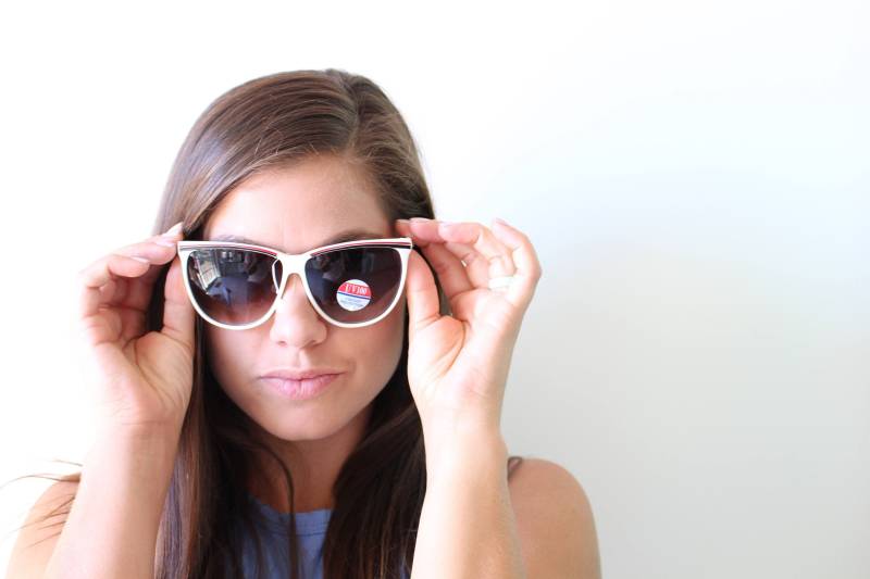 Vintage 1970Er Jahre Mod Sonnenbrille, Getönte Gläser, Nos von retroandme