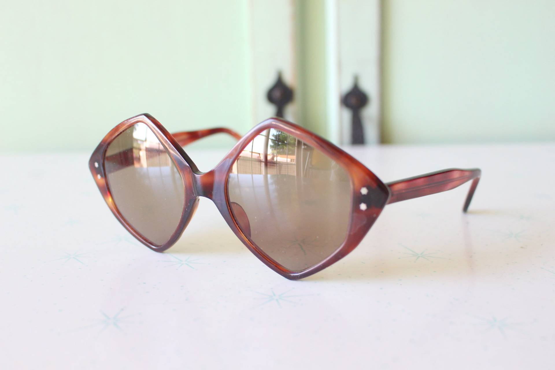 Vintage 1960Er Atomic Retro Sonnenbrille Brillen. Aufwändig. 60Er Jahre Accessoires. Klassisch. Twiggy. Designer Vintage. 1970Er Jahre. Mode von retroandme