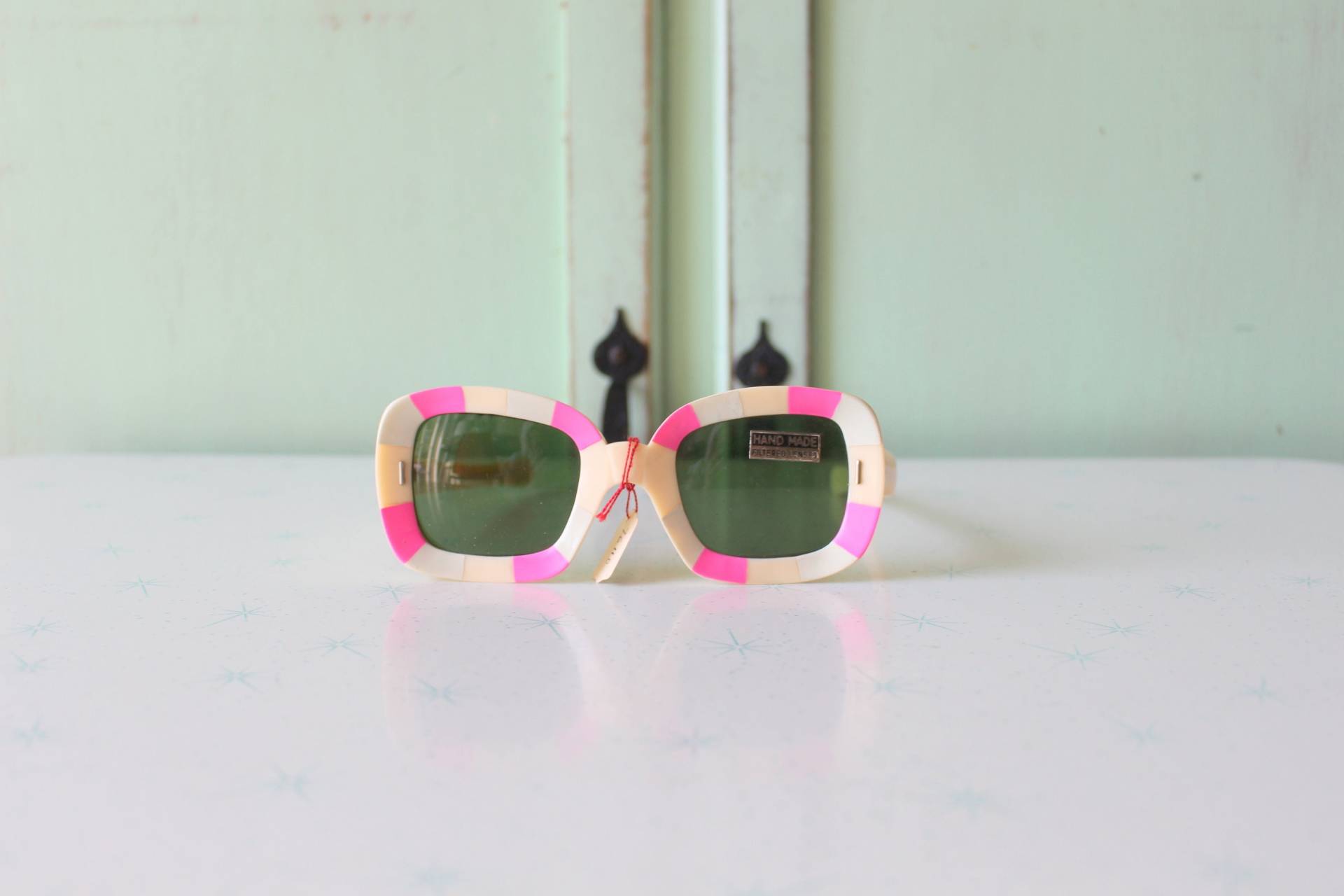 Vintage 1960Er Jahre Mod Girl Sonnenbrille. Sonnenbrille Mit Großen Gläsern. Klassisch. Twiggy. Designer Vintage. Unikat. Übergroß. Groß von retroandme