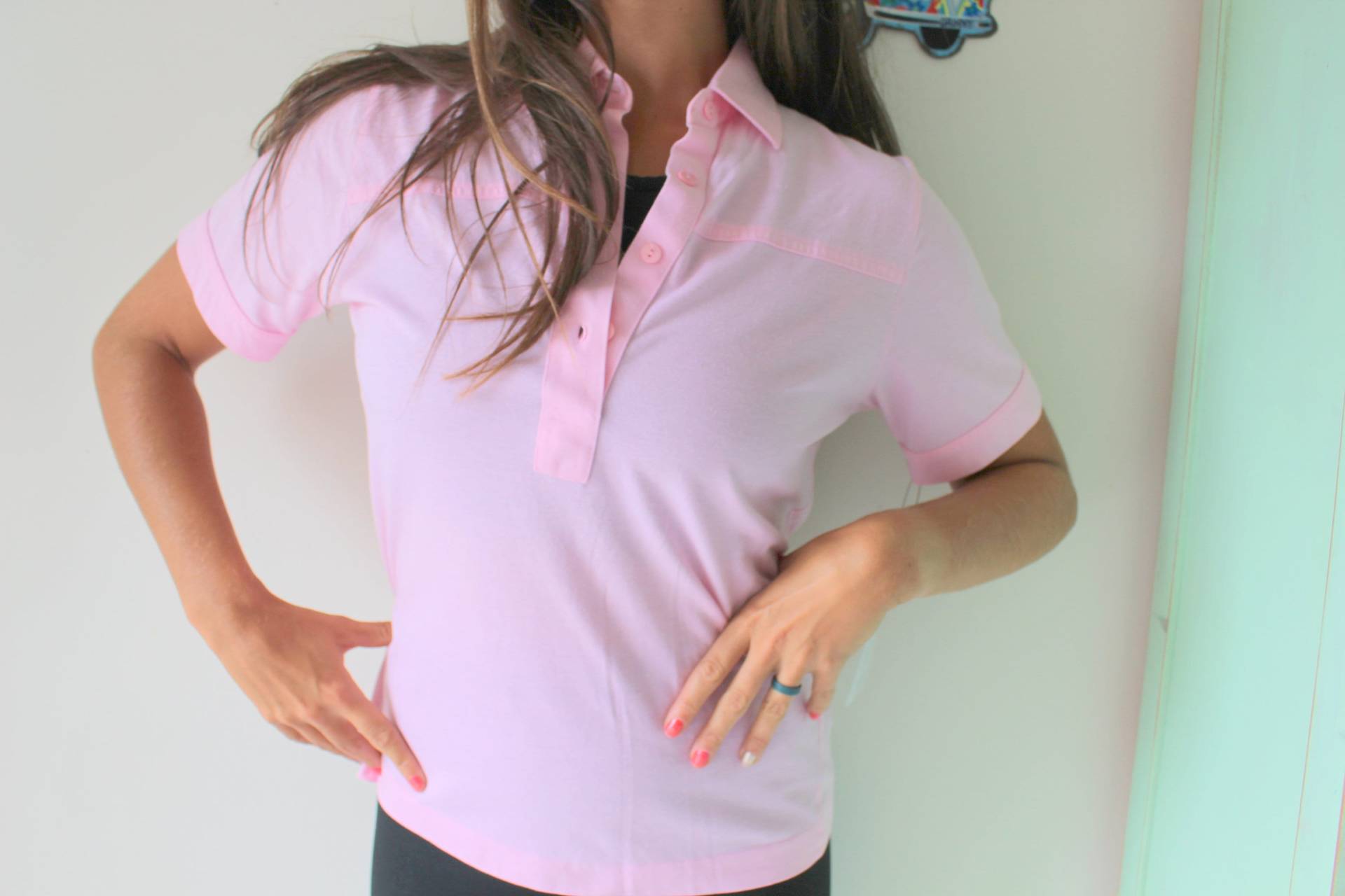 Vintage 70Er Jahre Bluse Mit Kragen Retro Mod Top, Größe S/M von retroandme