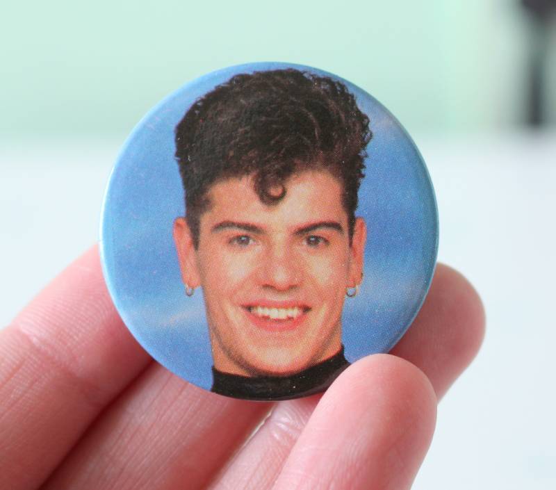 Vintage 90Er Jahre New Kids On The Block Anstecknadel Nkotb Sammlerstück von retroandme