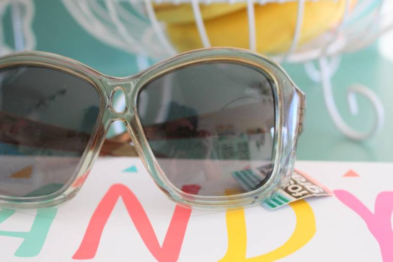 Vintage Mod Sonnenbrille...oversized. Pflegebeihilfe. Runde Linse. Retro. Rad. Hüfttasche. . Rock'n'roll. Party. Kostüm. Großen Disko von retroandme