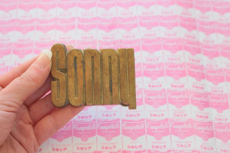 Vintage Sonny Gürtelschnalle....name Gürtelschnalle. Hergestellt in Den Usa. Retro. Boho. Hippie. Kostüm. Hüfttasche. Unisex. Land. Westlich von retroandme