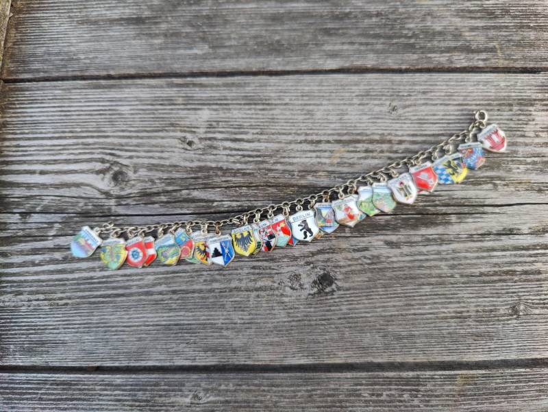 Vintage Bettelarmband, 800Er, Silber, Armband von retroflowerpower