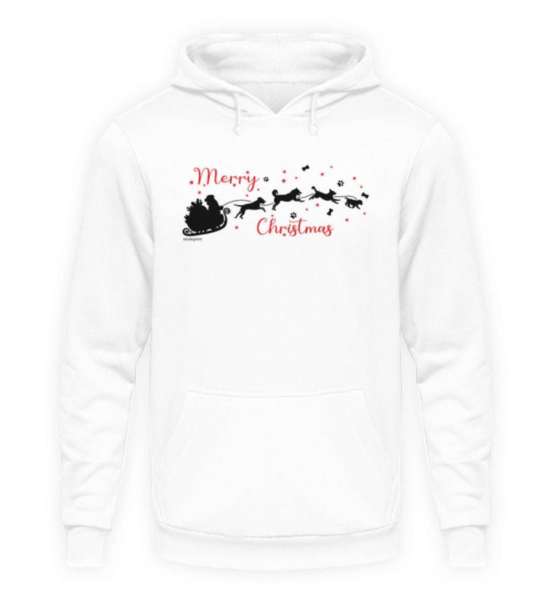 Christmas/Weihnachten- Hundeschlitten - Unisex Hoodie von reviloprint